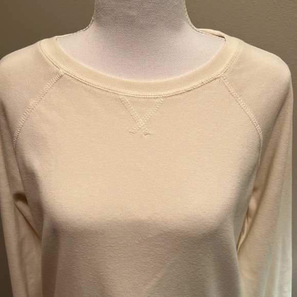 Eddie Bauer Cream Crewneck Sweatshirt - Picture 2 of 6